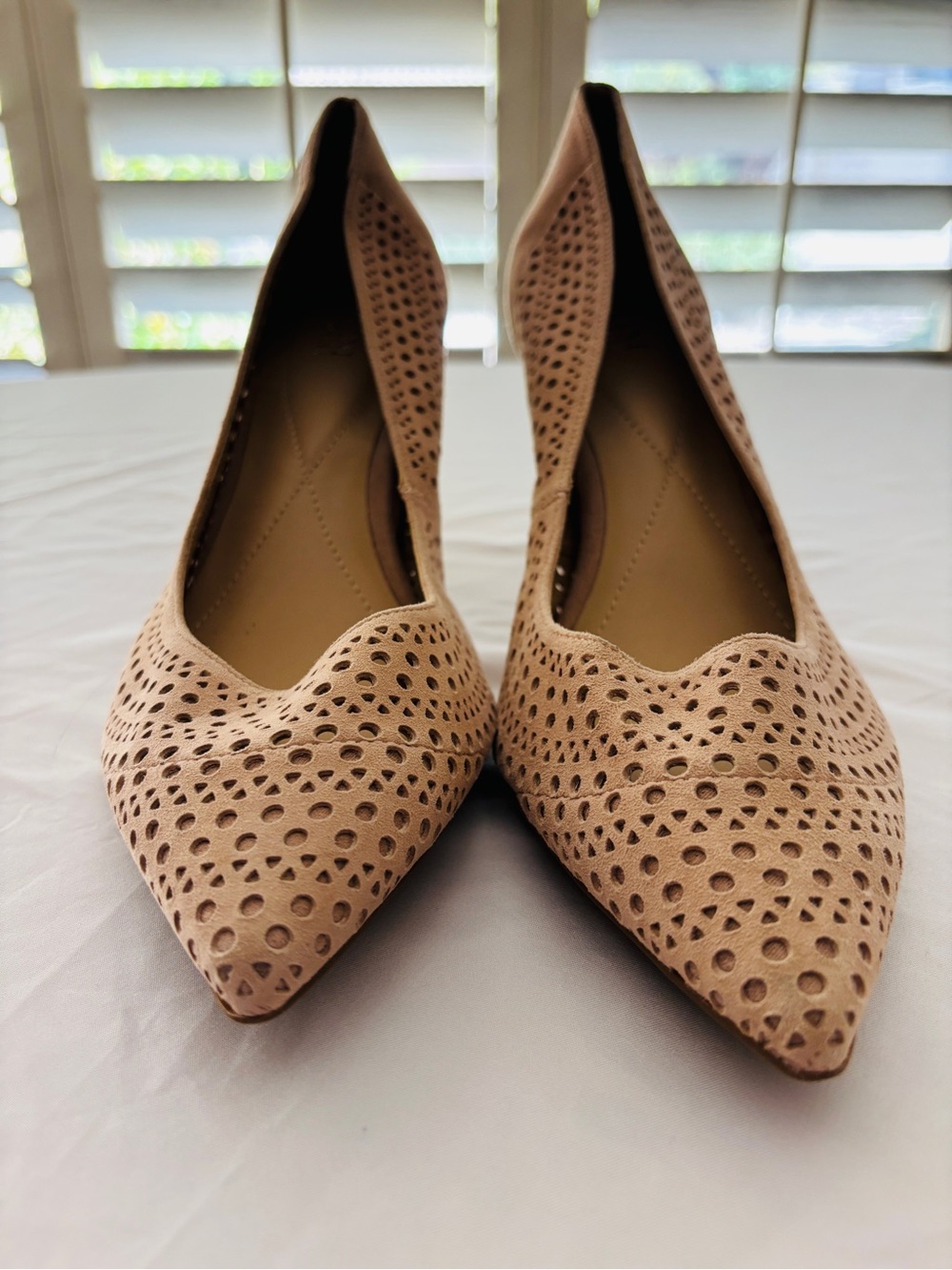 Alfani Jeules Blush Pink Pointed Toe Slip On Stilettos 3” Heel Women’s Size 11 - Picture 2 of 16